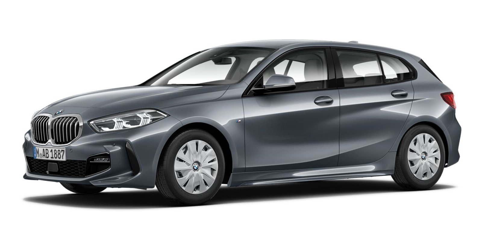 BMW BMW 1er in Grau von vorne BMW BMW 1er in Grau von vorne