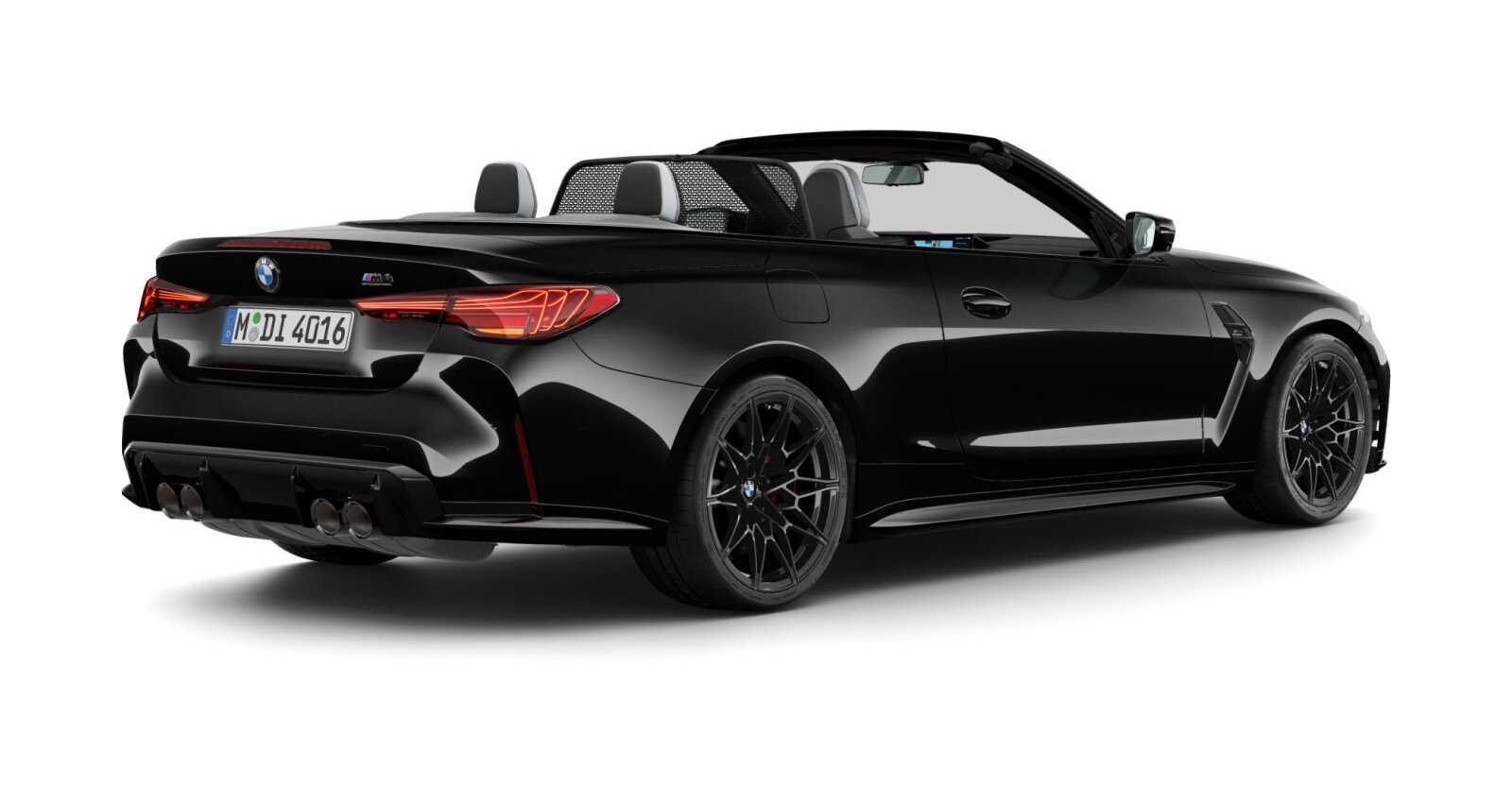 BMW BMW M in Schwarz von hinten BMW BMW M in Schwarz von hinten