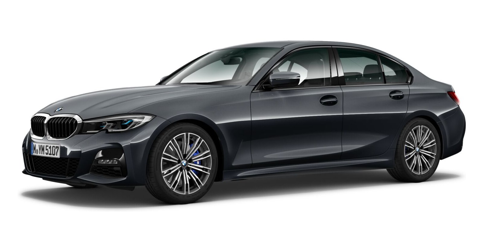 BMW BMW 3er in Grau von vorne BMW BMW 3er in Grau von vorne