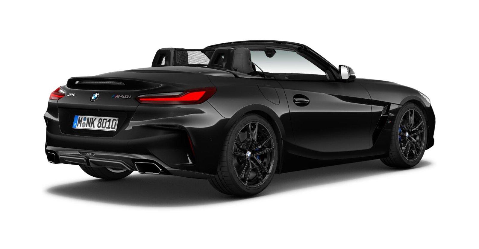BMW BMW Z in Schwarz von hinten