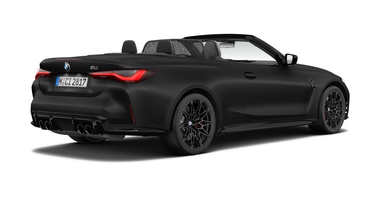 BMW BMW M in Schwarz von hinten BMW BMW M in Schwarz von hinten