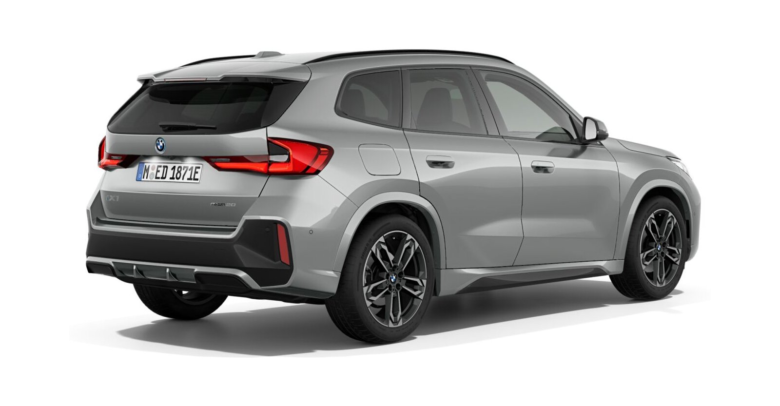 BMW BMW I in Grau von hinten