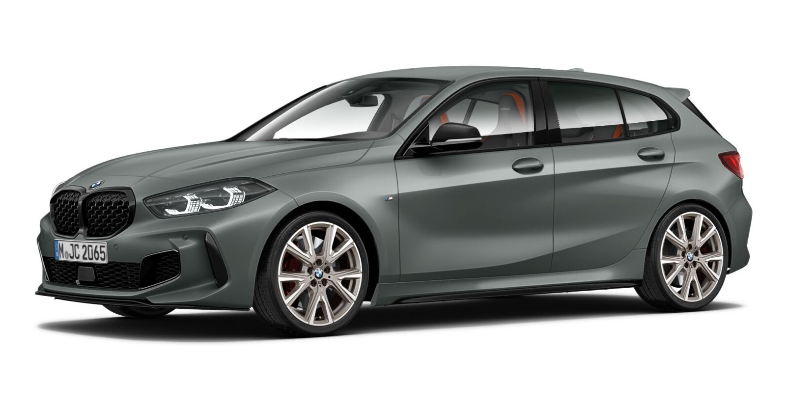 BMW BMW 1er in Grau von vorne BMW BMW 1er in Grau von vorne