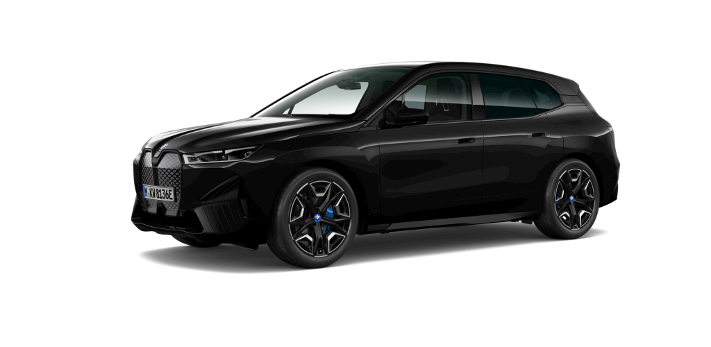 BMW BMW I in Schwarz von vorne