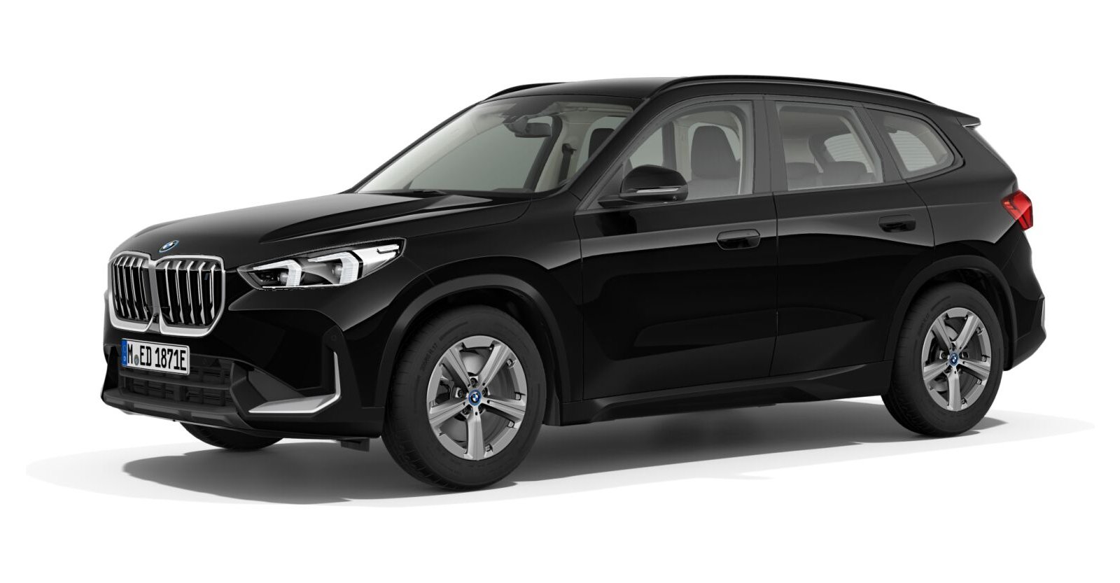 BMW BMW I in Schwarz von vorne BMW BMW I in Schwarz von vorne