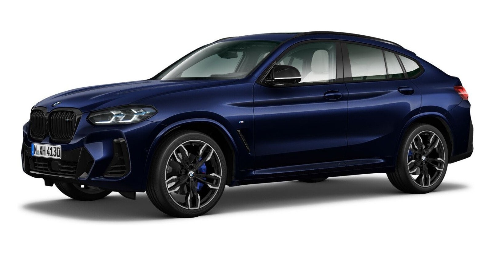 BMW BMW X in Blau von vorne BMW BMW X in Blau von vorne