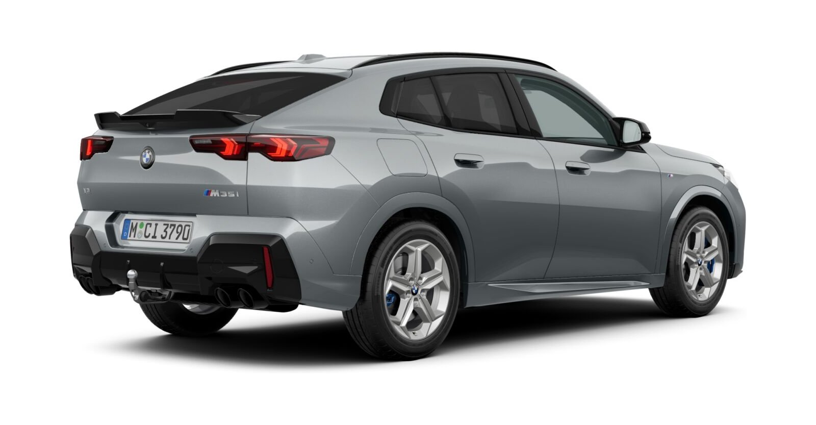 BMW BMW X in Grau von hinten BMW BMW X in Grau von hinten