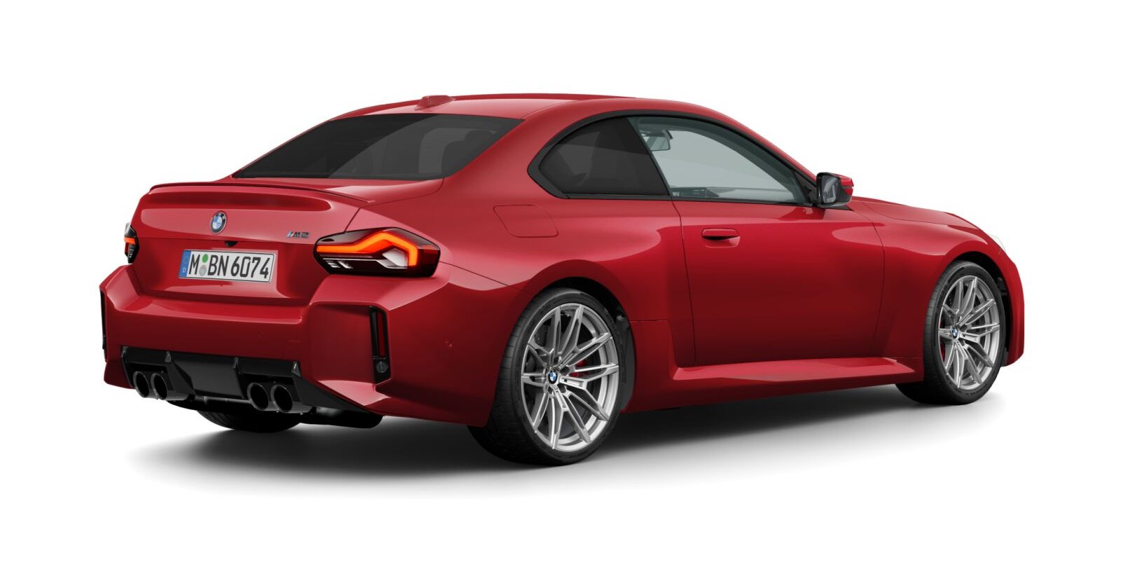 BMW BMW M in Rot von hinten BMW BMW M in Rot von hinten