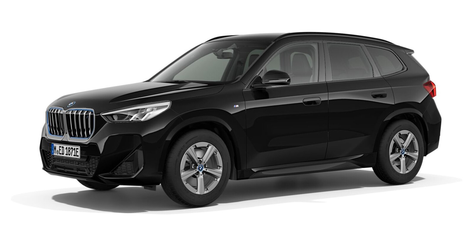 BMW BMW I in Schwarz von vorne BMW BMW I in Schwarz von vorne