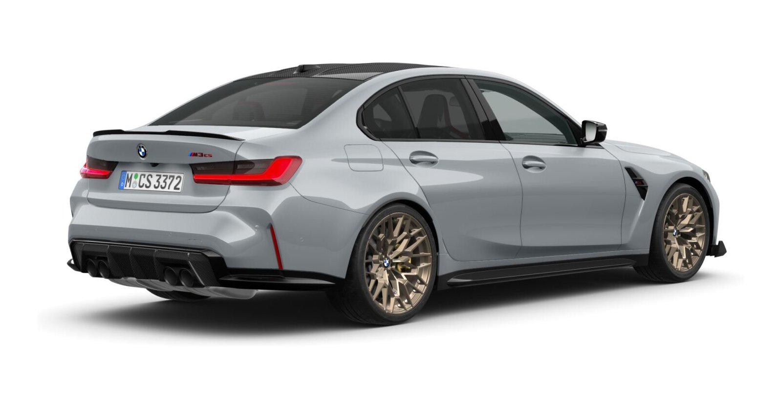 BMW BMW M in Grau von hinten BMW BMW M in Grau von hinten