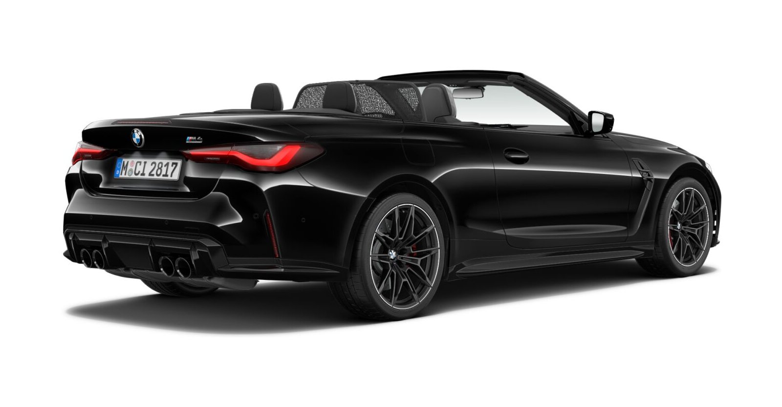 BMW BMW M in Schwarz von hinten BMW BMW M in Schwarz von hinten