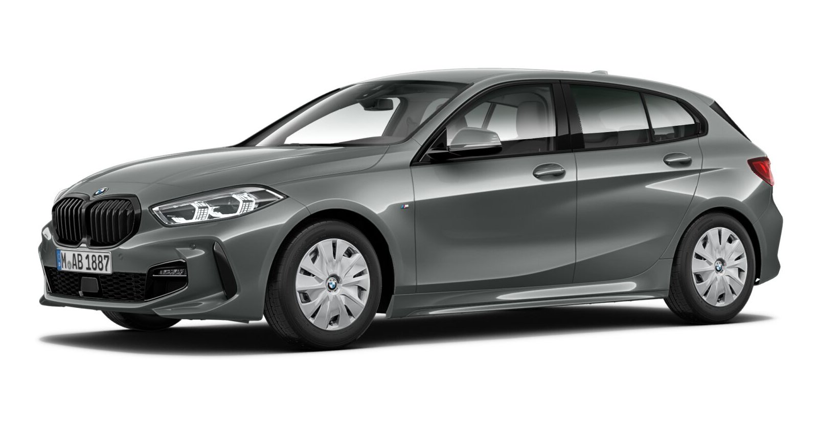 BMW BMW 1er in Grau von vorne BMW BMW 1er in Grau von vorne