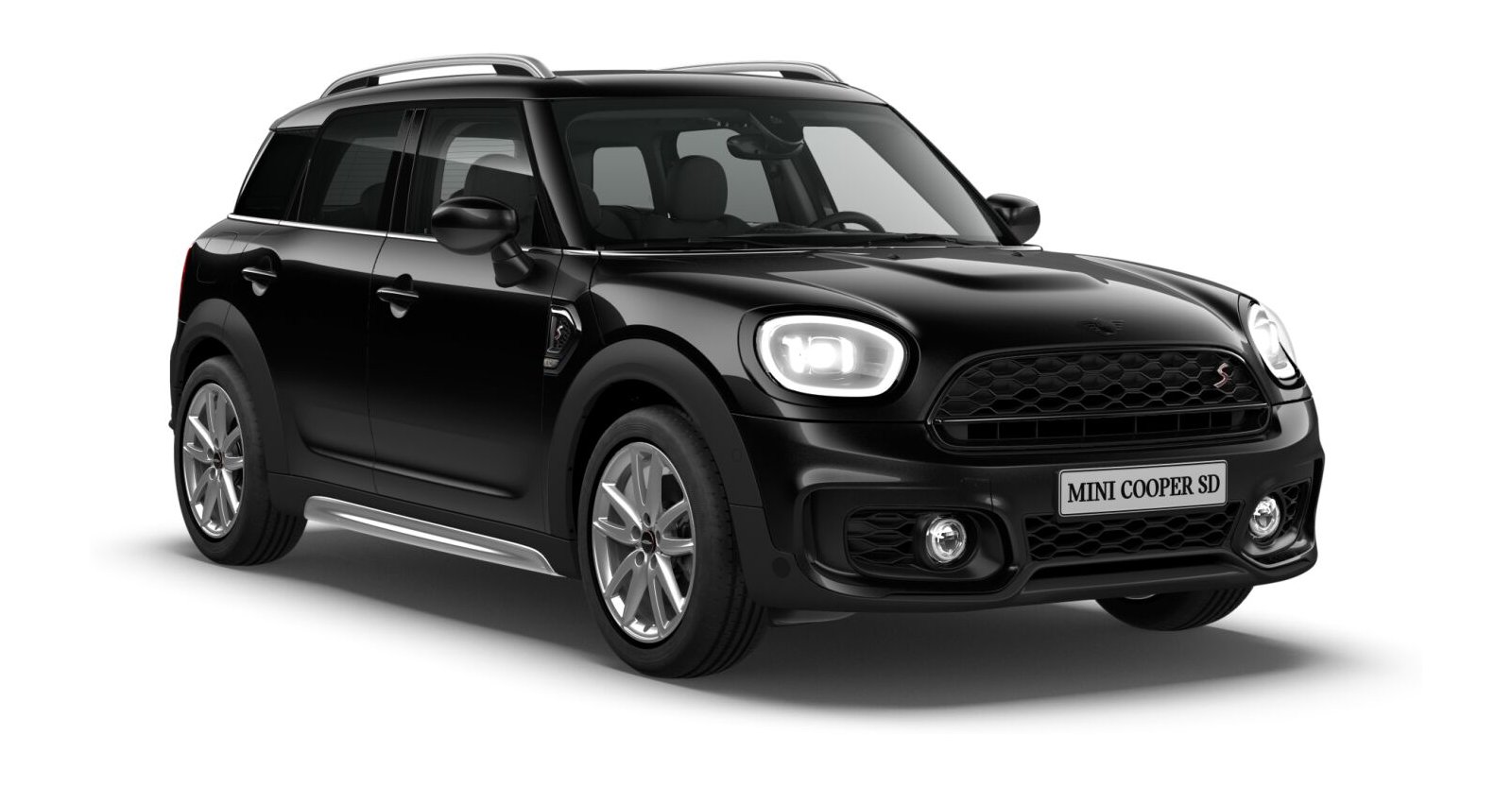 MINI Cooper SD Countryman ALL4 in Schwarz von vorne