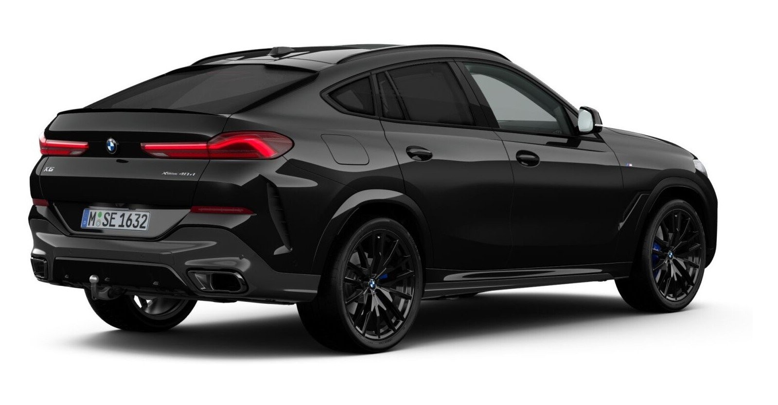 BMW BMW X in Schwarz von hinten BMW BMW X in Schwarz von hinten