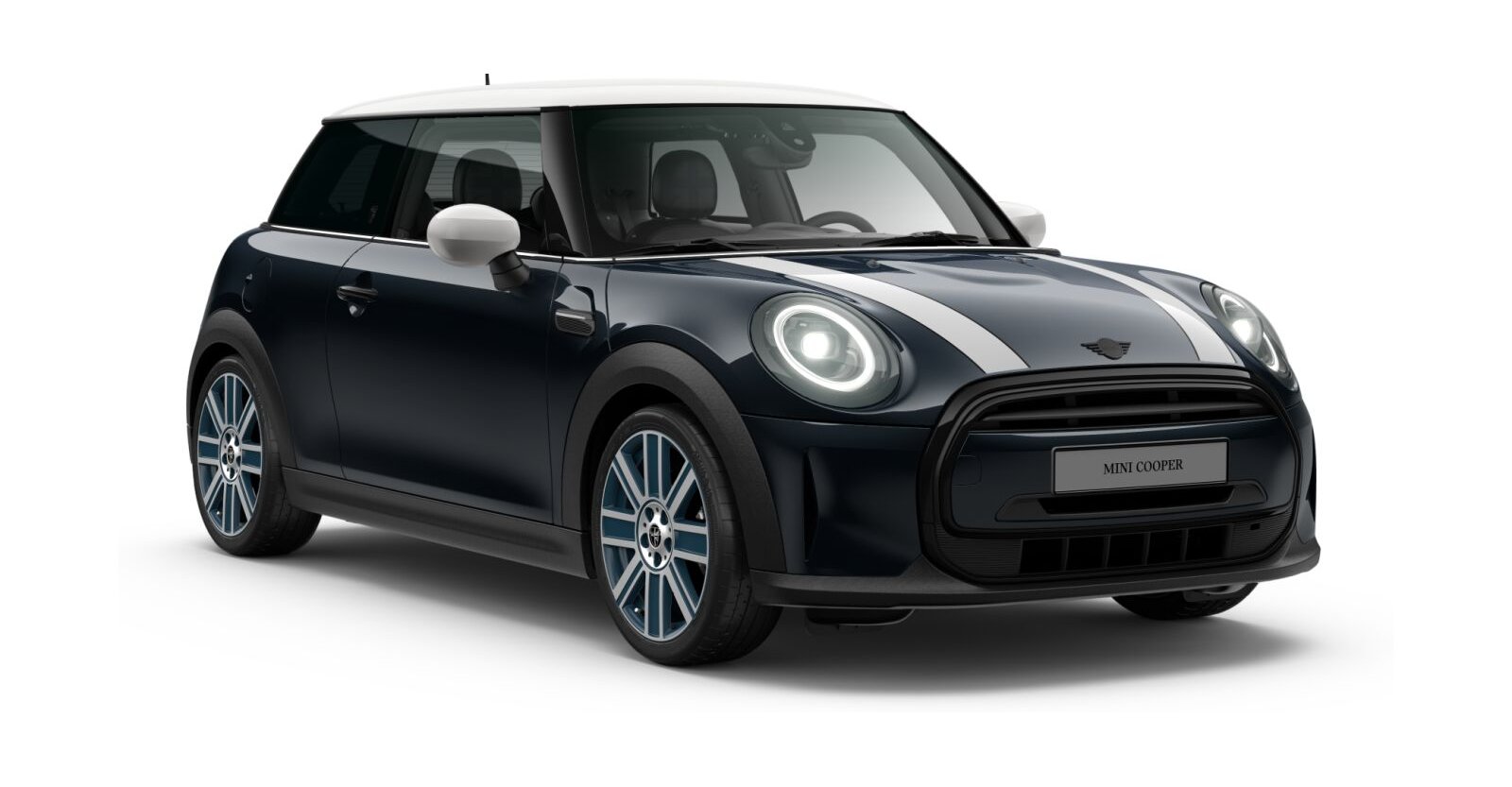 MINI MINI 3-Türer in Schwarz von vorne