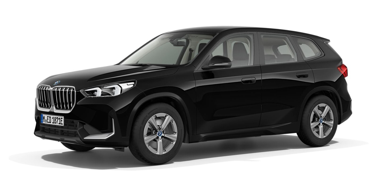 BMW BMW I in Schwarz von vorne BMW BMW I in Schwarz von vorne