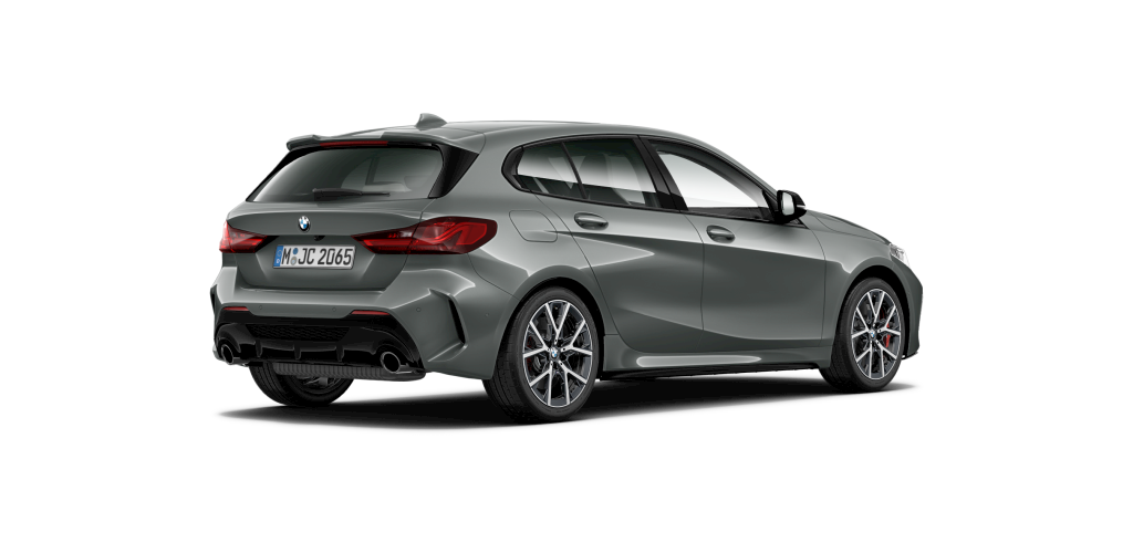 BMW BMW 1er in Grau von hinten