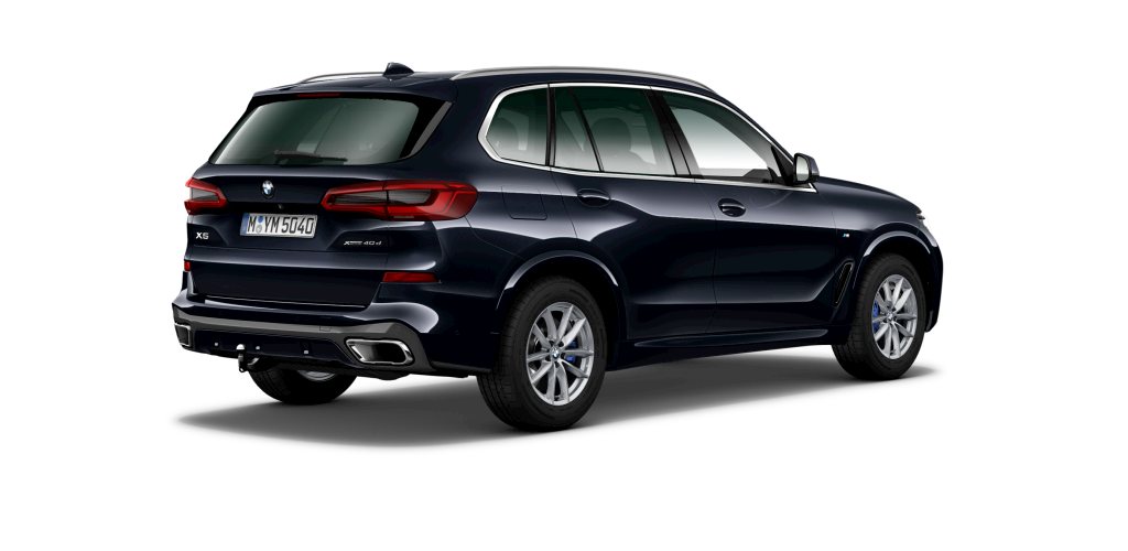 BMW BMW X in Schwarz von hinten BMW BMW X in Schwarz von hinten