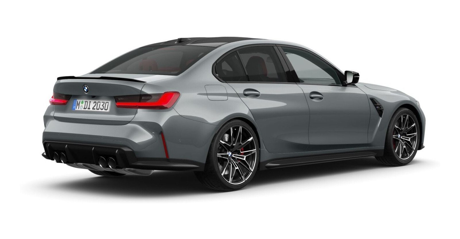BMW BMW M in Grau von hinten BMW BMW M in Grau von hinten