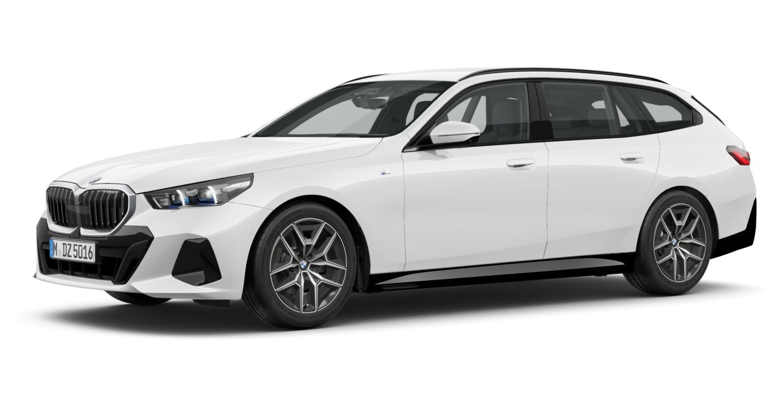 BMW BMW 5er in Weiß von vorne BMW BMW 5er in Weiß von vorne