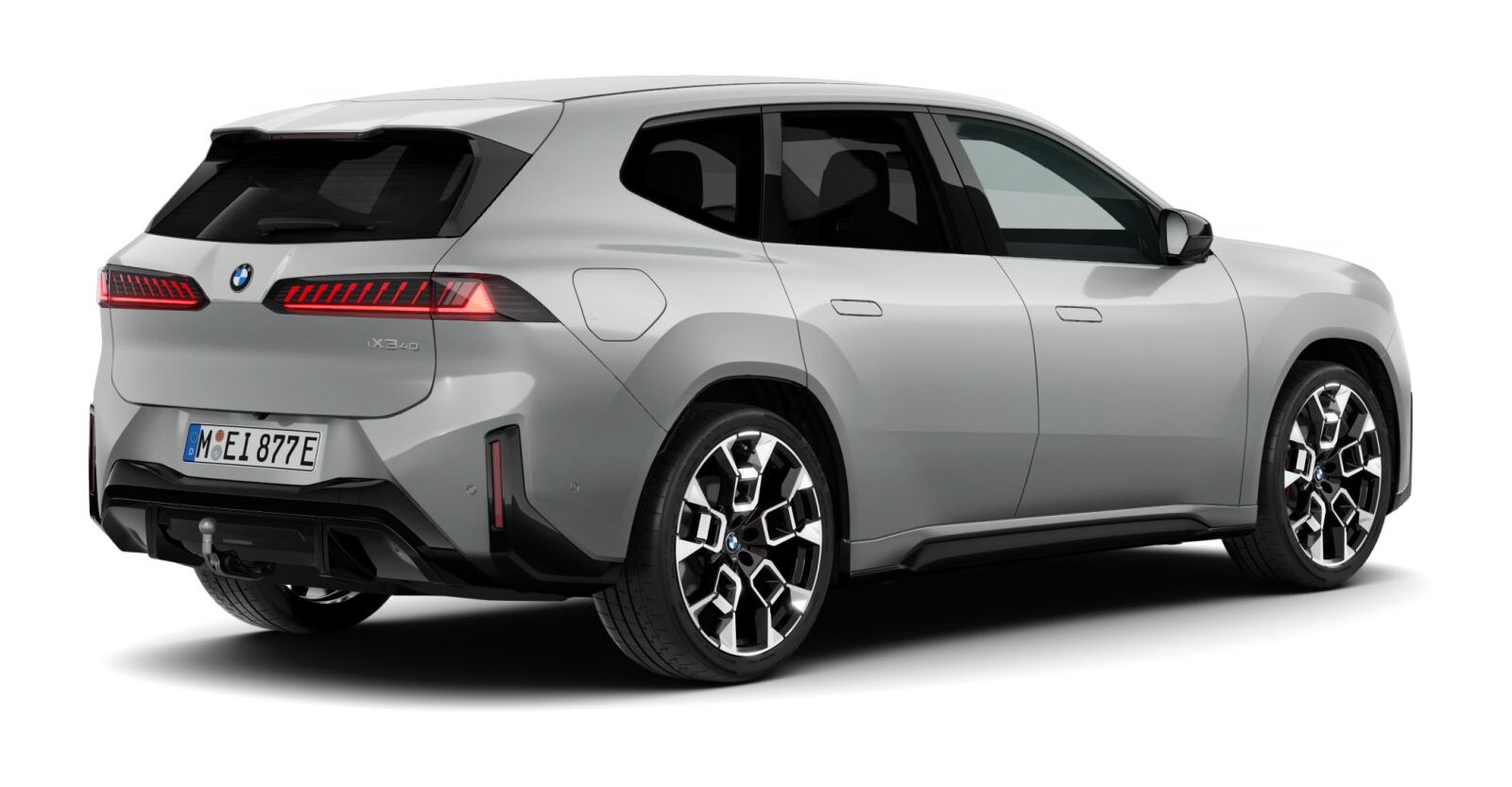 BMW BMW I in Grau von hinten