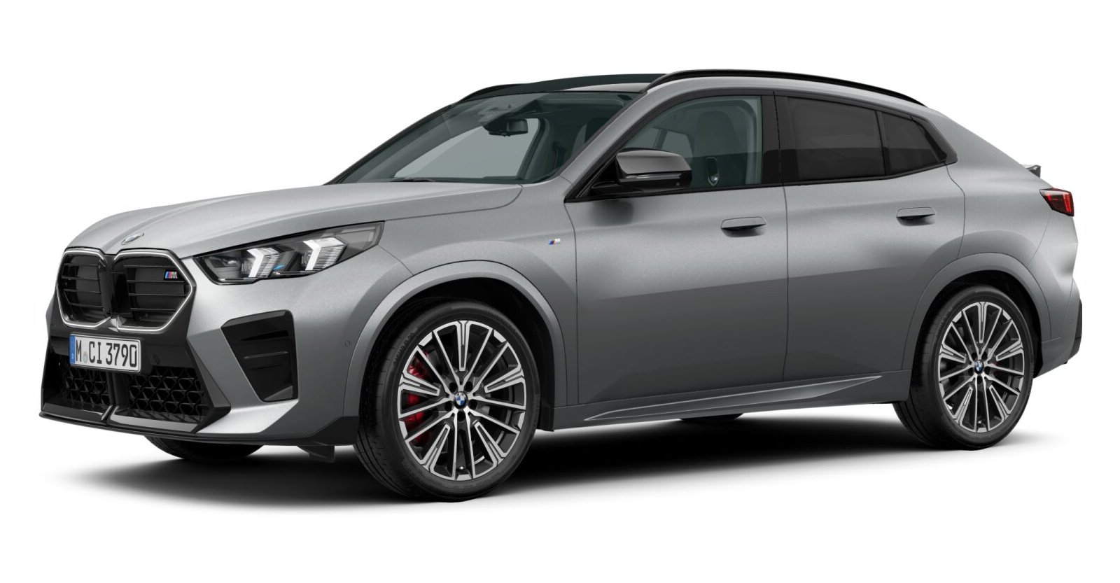 BMW X2 M35i xDrive in Grau von vorne BMW X2 M35i xDrive in Grau von vorne