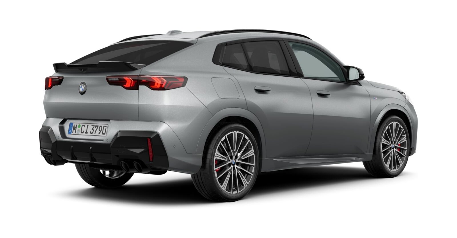 BMW BMW X in Grau von hinten
