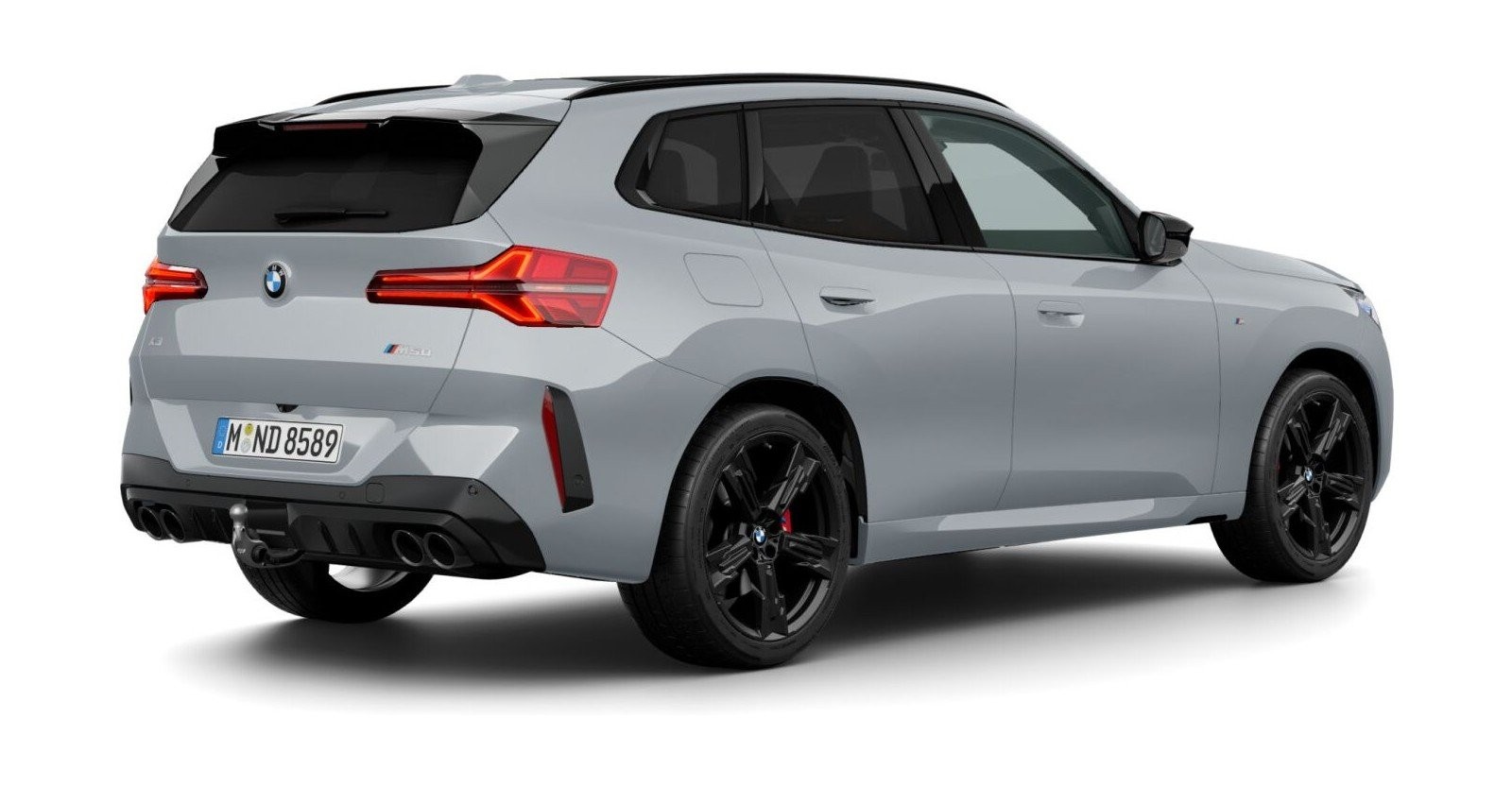 BMW BMW X in Grau von hinten BMW BMW X in Grau von hinten