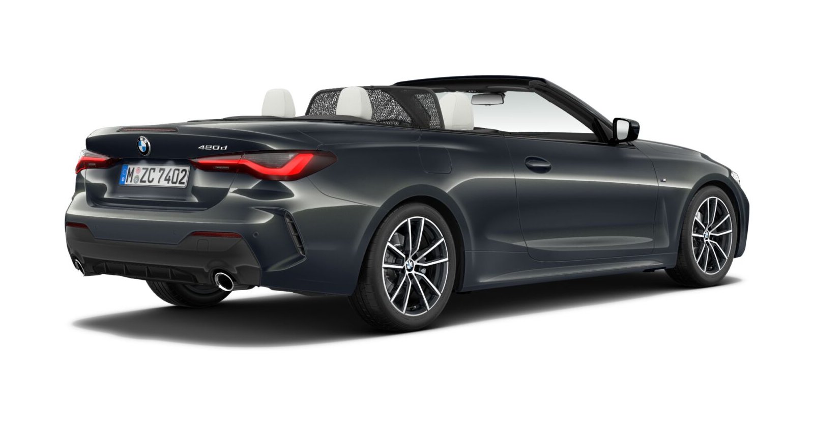BMW BMW 4er in Grau von hinten BMW BMW 4er in Grau von hinten