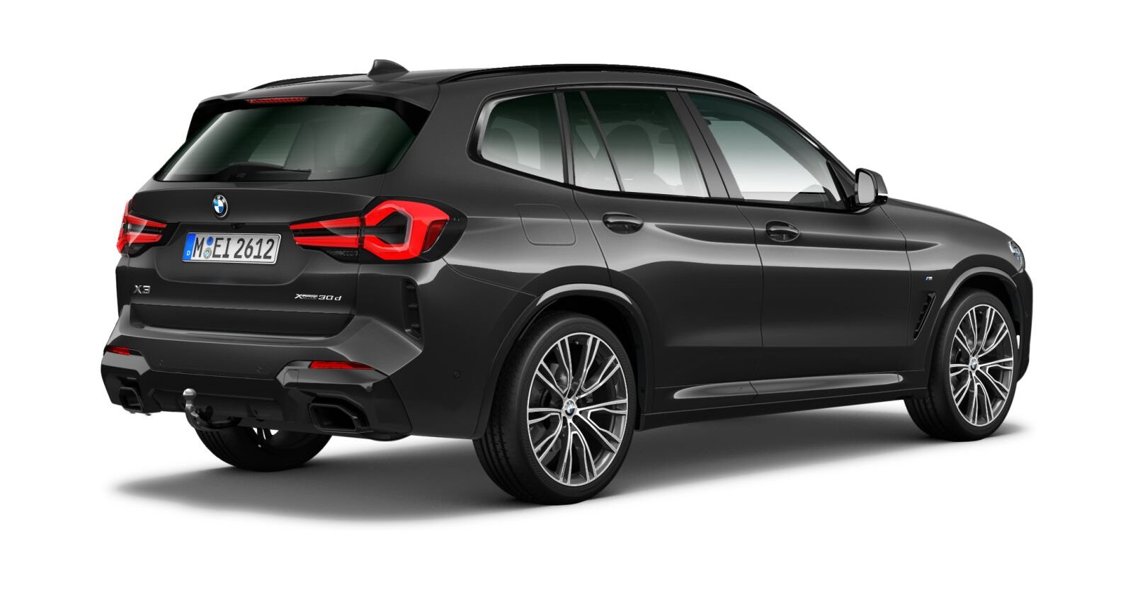 BMW BMW X in Grau von hinten