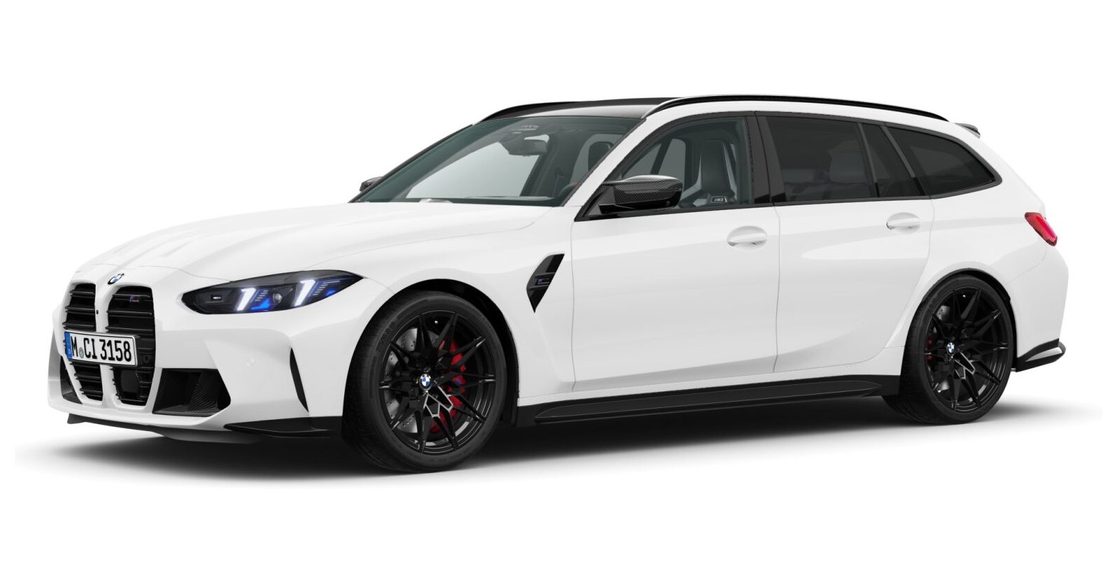BMW BMW M in Weiß von vorne BMW BMW M in Weiß von vorne