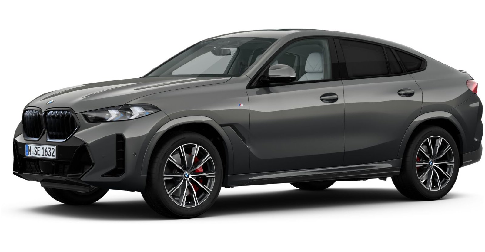 BMW X6 xDrive30d M Sport in Grau von vorne
