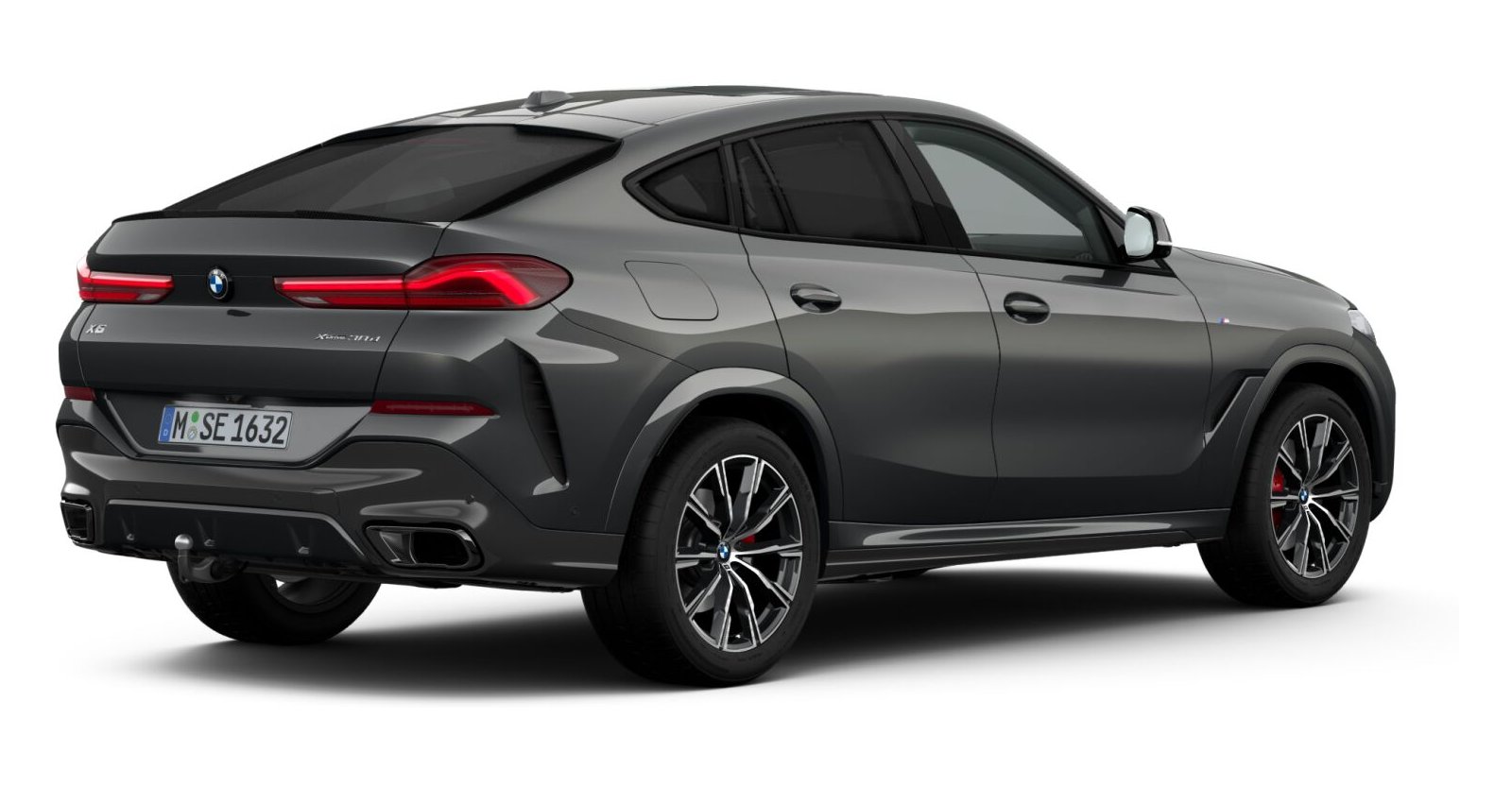 BMW BMW X in Grau von hinten BMW BMW X in Grau von hinten