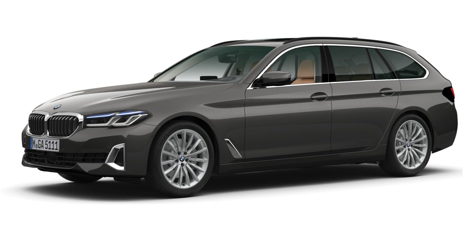 BMW BMW 5er in Grau von vorne BMW BMW 5er in Grau von vorne
