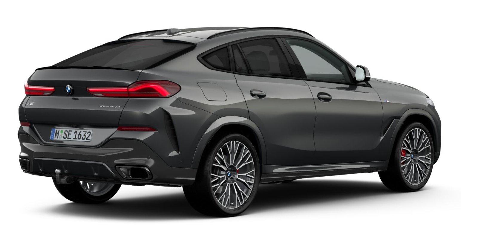 BMW BMW X in Grau von hinten BMW BMW X in Grau von hinten