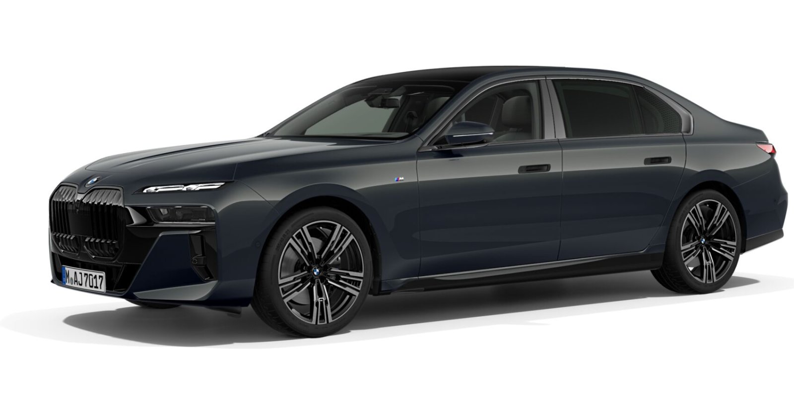 BMW BMW 7er in Grau von vorne