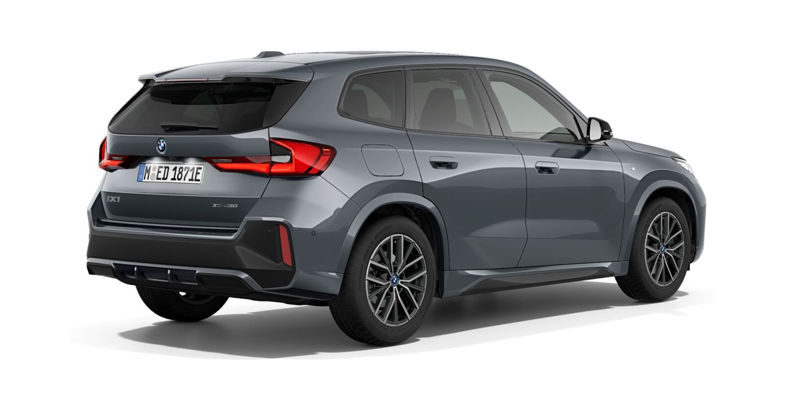 BMW BMW I in Grau von hinten