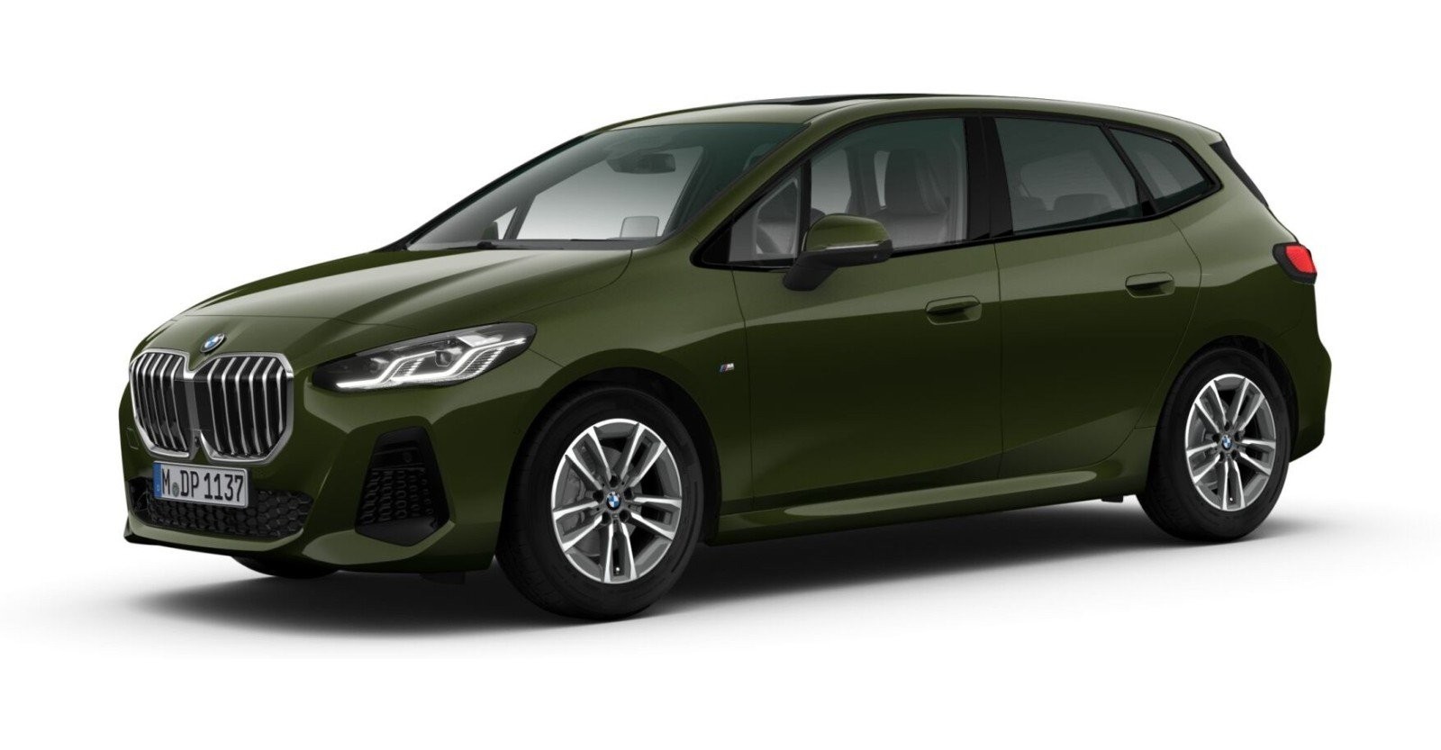 BMW BMW 2er in Grün von vorne BMW BMW 2er in Grün von vorne