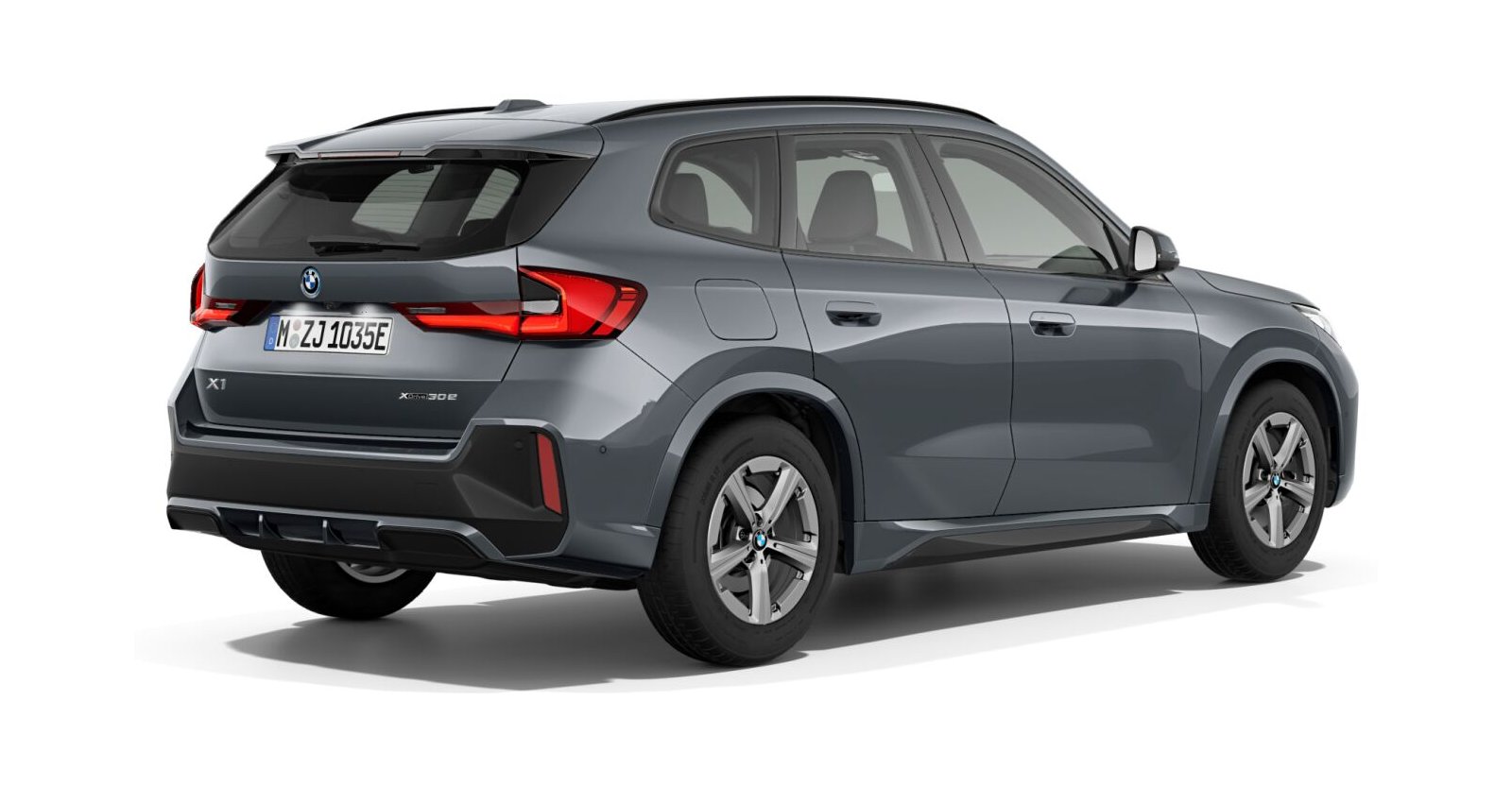 BMW BMW X in Grau von hinten BMW BMW X in Grau von hinten