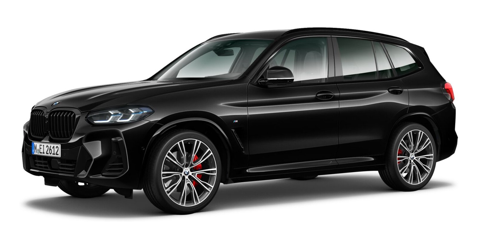 BMW BMW X in Schwarz von vorne