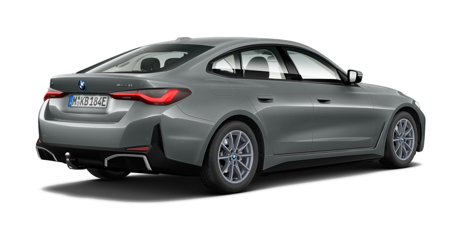BMW BMW I in Grau von hinten BMW BMW I in Grau von hinten