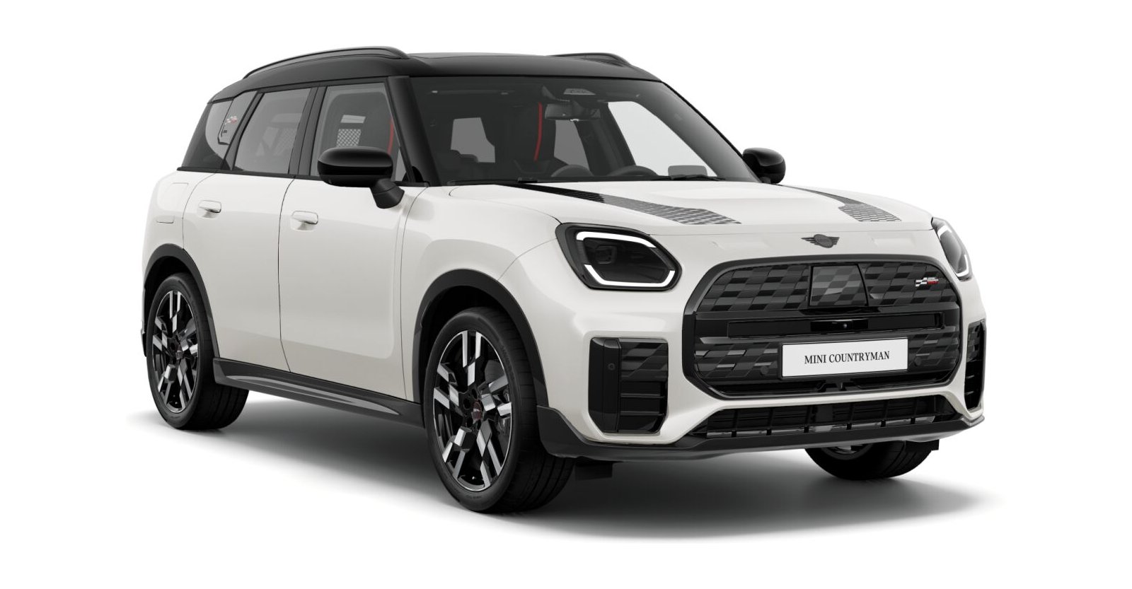 MINI Countryman SE ALL4 in Weiß von vorne