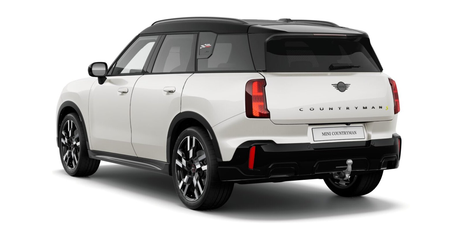 MINI MINI Countryman in Weiß von hinten