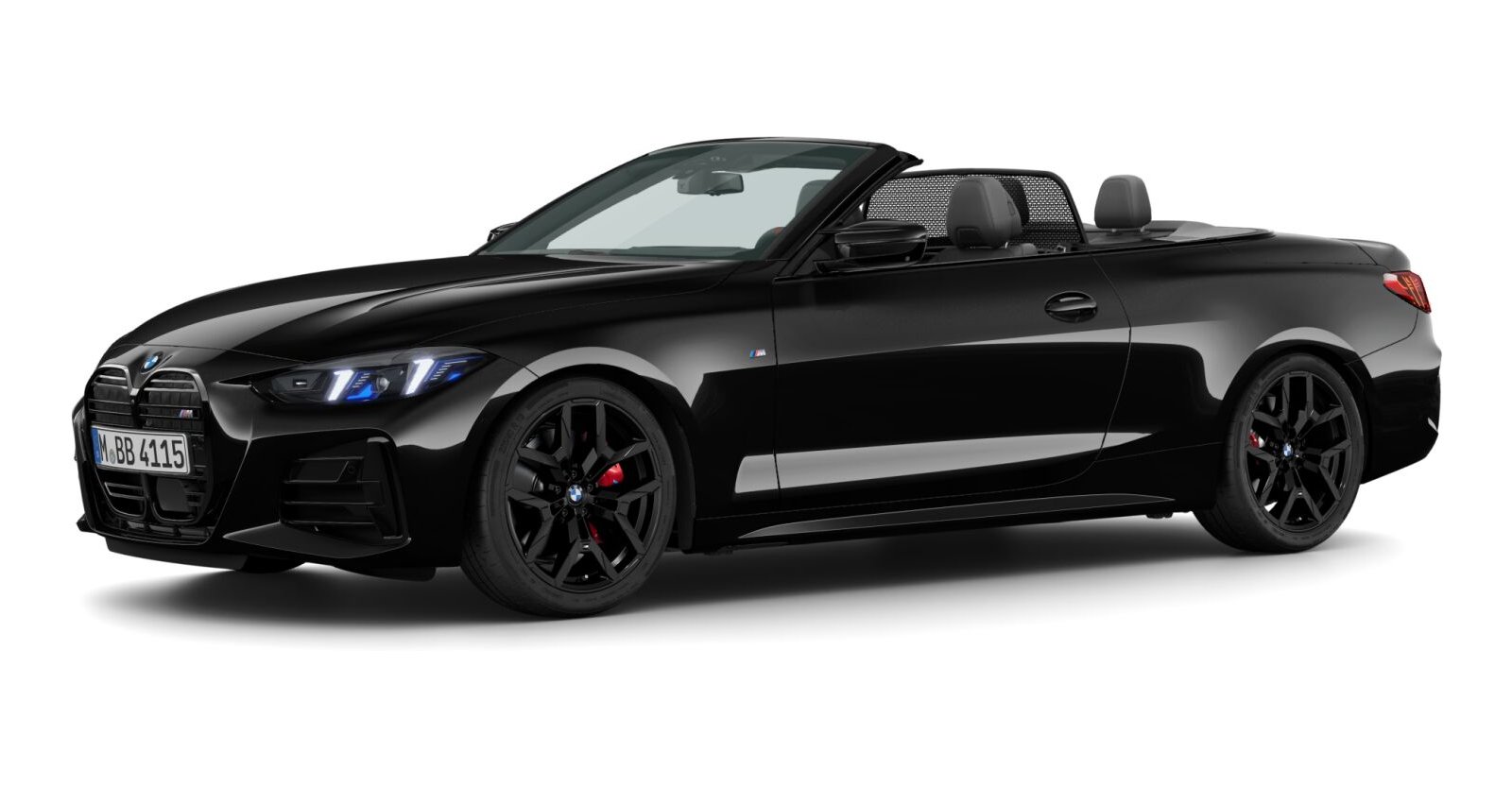 BMW BMW 4er in Schwarz von vorne