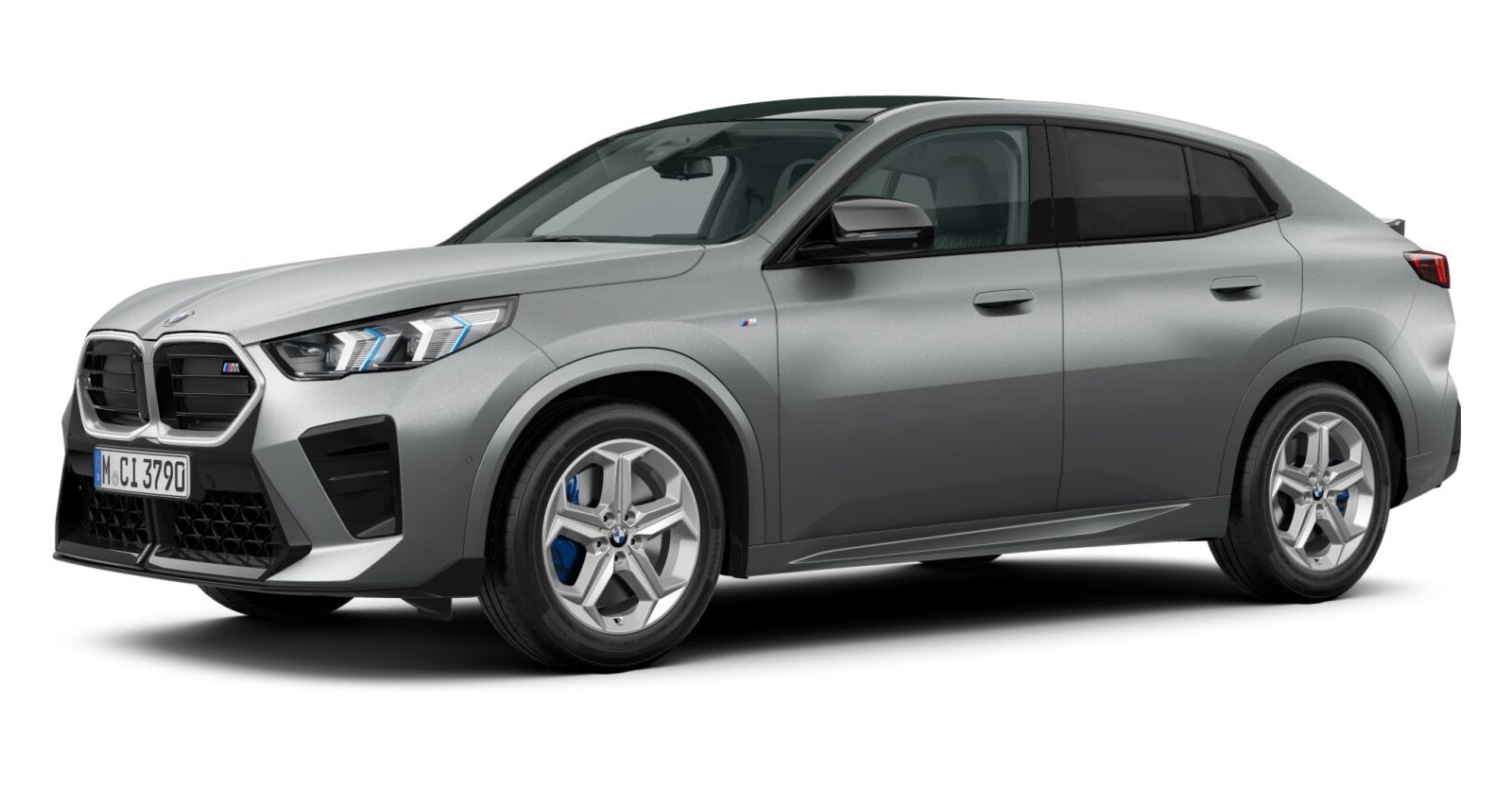 BMW X2 M35i xDrive in Grau von vorne BMW X2 M35i xDrive in Grau von vorne