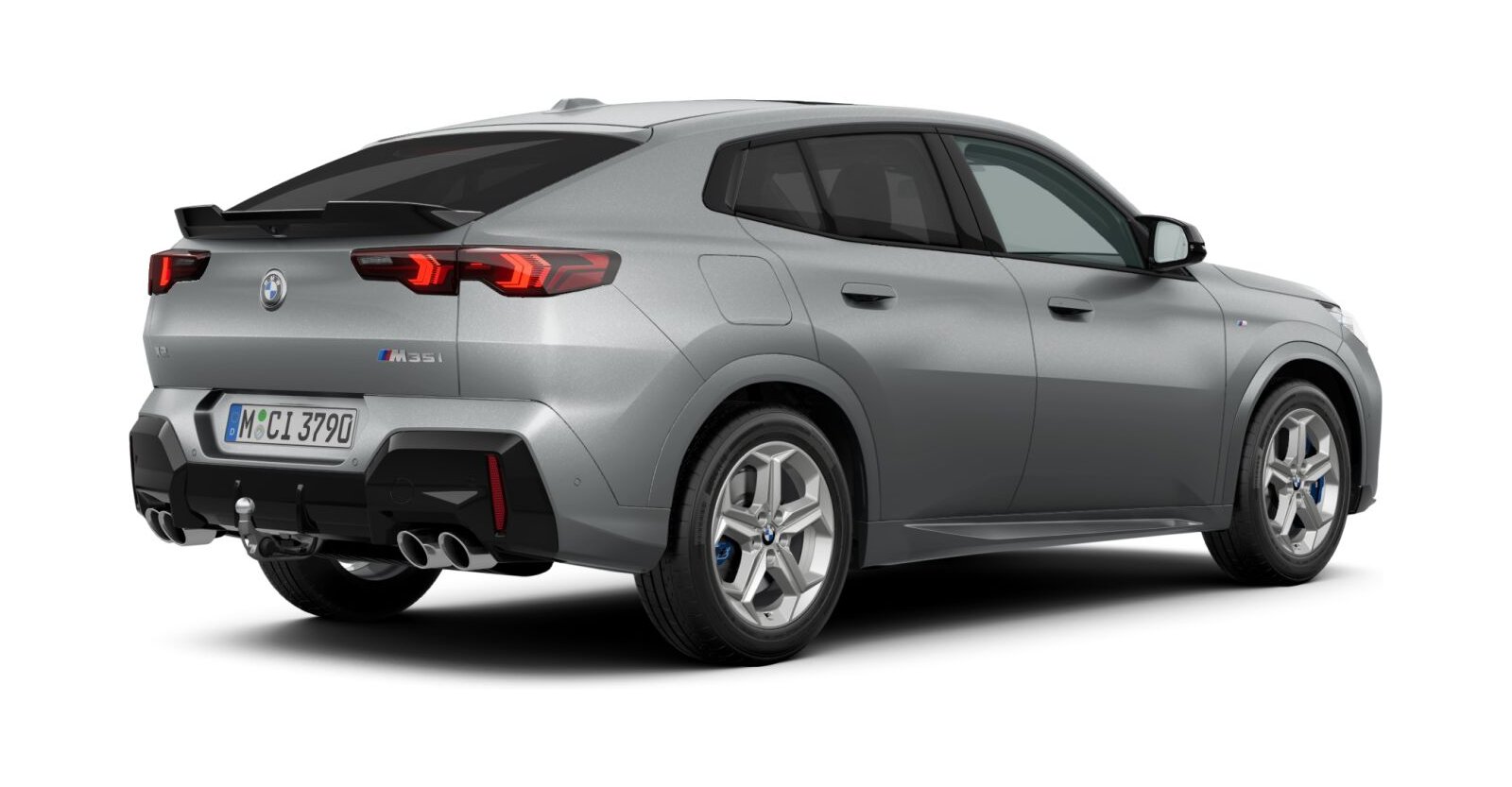 BMW BMW X in Grau von hinten