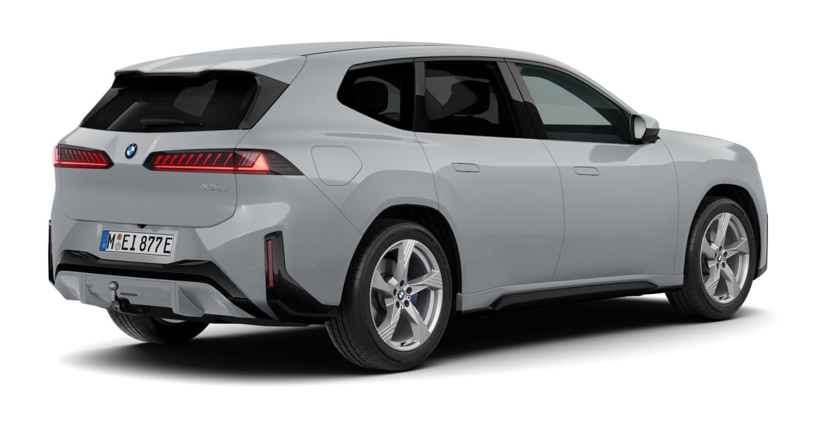 BMW BMW I in Grau von hinten BMW BMW I in Grau von hinten