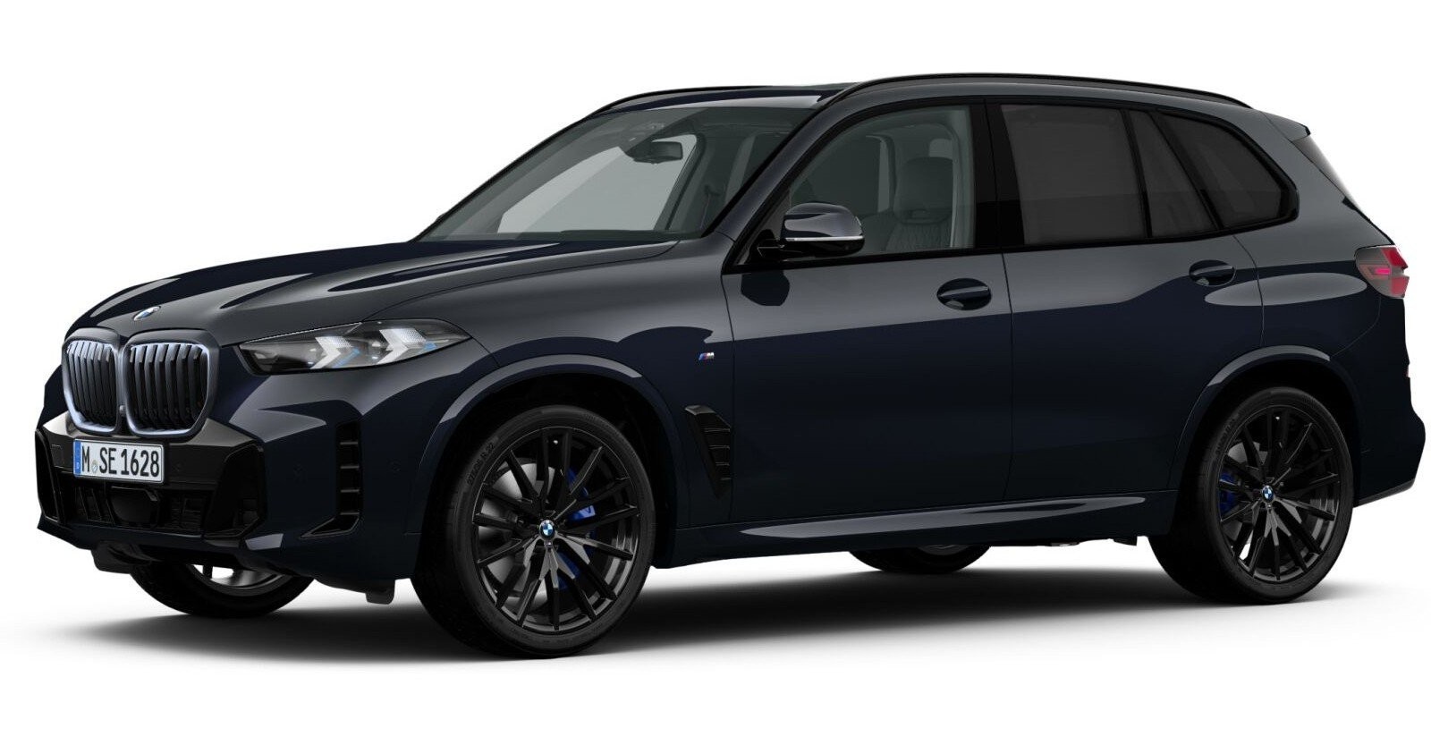 BMW X5 xDrive40d in Schwarz von vorne BMW X5 xDrive40d in Schwarz von vorne