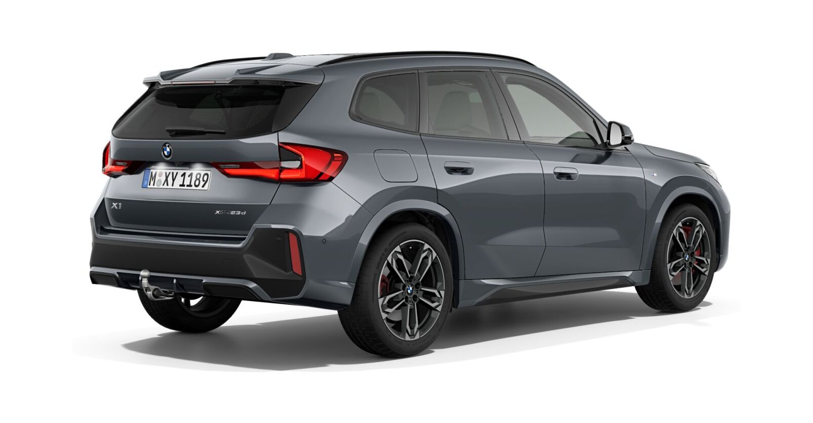 BMW BMW X in Grau von hinten BMW BMW X in Grau von hinten