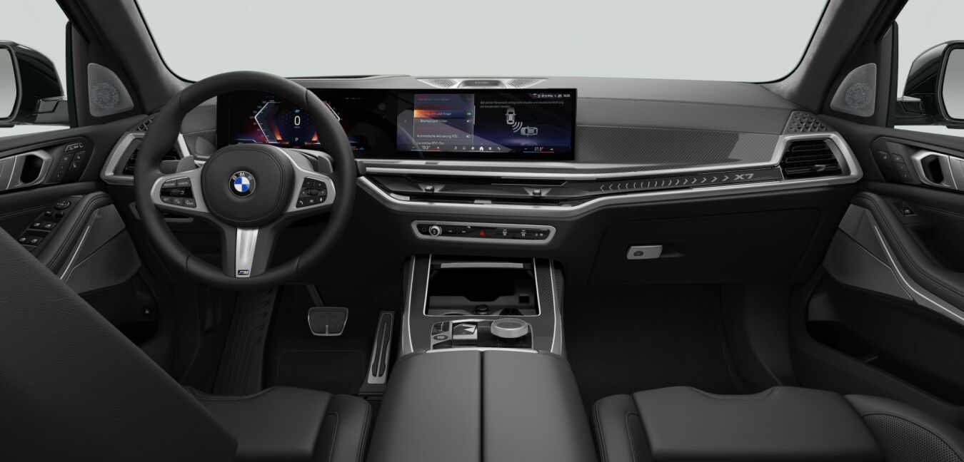 BMW BMW X im Innenraum von vorne